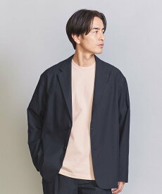 BEAUTY&YOUTH UNITED ARROWS KOMATSU PACK 2ボタン リラックスシルエット ジャケット -セットアップ対応 撥水機能- ビューティー＆ユース　ユナイテッドアローズ ジャケット・アウター テーラードジャケット・ブレザー グレー ネイビー【送料無料】