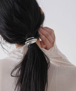 NANO universe JAMIRAY/BAMBOO MOTIF HAIR TIE �i�m���j�o�[�X �w�A�A�N�Z�T���[ ���̑��̃w�A�A�N�Z�T���[ �S�[���h �V���o�[�y���������z