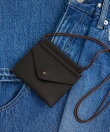 【Americana(アメリカーナ) for SALON】エンベロップネックレスポーチ/ステッカー