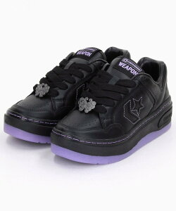 CONVERSE WEAPON PLATFORM SOLE OX / ANNA SUI[23.5cm~24.5cm�W�J]/�E�G�|�� �v���b�g�t�H�[���\�[�� �I�b�N�X �t���[�N�X�X�g�A �V���[�Y�E�C �X�j�[�J�[ �u���b�N�y���������z