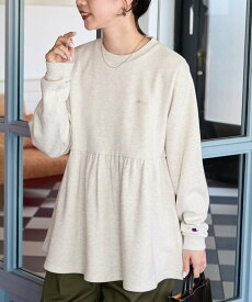 Champion 限定展開 Champion × FREAK'S STORE/チャンピオン 別注 切り替え チュニック スウェット プルオーバー 26AW フリークスストア ワンピース・ドレス チュニック レッド ブラック ネイビー グレー【送料無料】