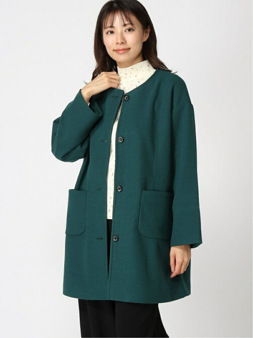 Crocodile Crocodile Ladies W ウールライクノーカラーコート Rakuten Fashion 楽天ファッション 旧楽天ブランドアベニュー Ed99