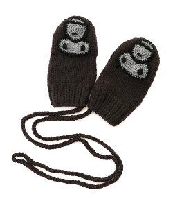 A BATHING APE BABY MILO WOOL MIX KNIT MITTENS A xCVO GCv t@bVG  ubN uEyz