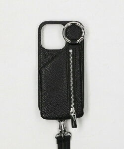 BEAUTY&YOUTH UNITED ARROWS <ajew>CADENAS ストラップ iPhone16Proケース ビューティー&ユース ユナイテッドアローズ スマホグッズ・オーディオ機器 スマホ・タブレット・PCケース/カバー ブラック
