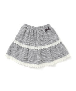 �ySALE�^50%OFF�zSLAP SLIP �y�������z���[�X�C�`�S���`�F�b�N�X�J�p��(90~130cm) �x�x �I�����C�� �X�g�A �X�J�[�g ���̑��̃X�J�[�g �u���b�N �z���C�g �s���N