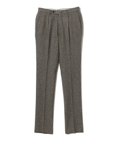 【SALE／30%OFF】Brilla per il gusto LORO PIANA FABRIC ハウンドトゥース 1プリーツ スラックス ビームス アウトレット パンツ その他のパンツ グレー ブラウン【送料無料】