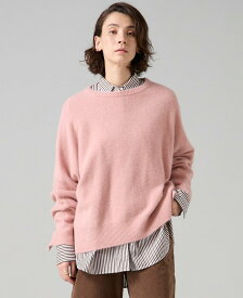 【SALE／50%OFF】Liesse フォックスウールワイドドルマンニット リエス トップス ニット ピンク ブラウン ベージュ【送料無料】