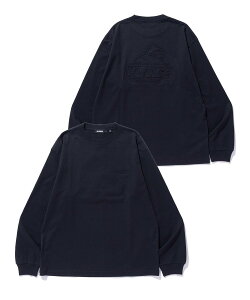 XLARGE EMBOSSED SLANTED OG L/S TEE �G�N�X�g�����[�W �g�b�v�X �J�b�g�\�[�ET�V���c �u���b�N �z���C�g �O���[���y���������z