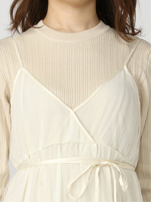 Mysty Woman ニット チュールワンピset Rakuten Fashion 楽天ファッション 旧楽天ブランドアベニュー Am6400