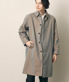 【SALE／30%OFF】Dessin シャンブレーツイルステンカラーコート デッサン ジャケット・アウター ステンカラーコート グレー ベージュ【送料無料】