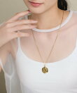 【 金属アレルギー対応 】 モチーフコインネックレス サージカルステンレス
