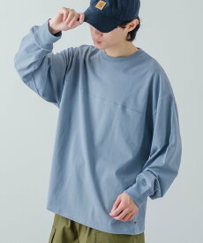 【SALE／10%OFF】improves 無地 USコットン 長袖Tシャツ インプローブス トップス カットソー・Tシャツ グレー ネイビー ピンク グリーン ブルー ベージュ ホワイト ブラック ブラウン