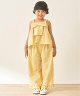 【SALE／25%OFF】Lycee mine 【セットアップ】リボン付きキャミトップス・ゆったりパンツセットアップ【…