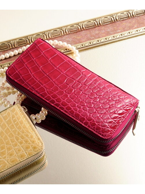 Sankyoshokai クロコダイルシャイニング長財布レディースラウンドファスナー日本製jraマーク付き Rakuten Fashion 楽天ファッション 旧楽天ブランドアベニュー T