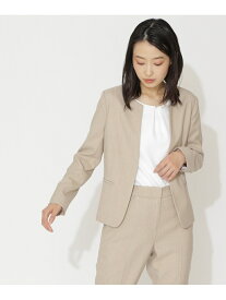 【SALE／50%OFF】NATURAL BEAUTY BASIC [洗える]フローラツイルSETUP ジャケット ナチュラルビューティベーシック コート/ジャケット ブルゾン ベージュ ネイビー【送料無料】