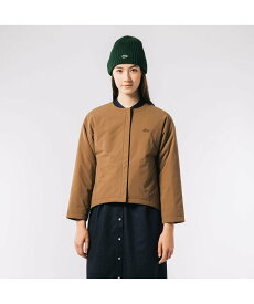 【SALE／30%OFF】LACOSTE パデッドショートコート ラコステ ジャケット・アウター ノーカラージャケット ブラック ベージュ ネイビー ブラウン【送料無料】