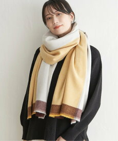 【SALE／40%OFF】ikka マルチブロッキングマフラー イッカ ファッション雑貨 マフラー・ストール・ネックウォーマー イエロー ブラック グリーン