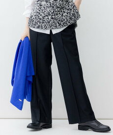 【SALE／30%OFF】23区 S ウールミルドジャージー セミワイド パンツ ニジュウサンク パンツ その他のパンツ ブラック グレー【送料無料】