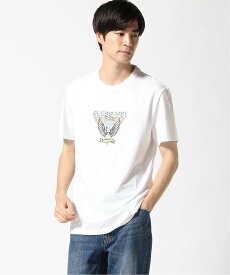 【SALE／50%OFF】GUESS (M)Wings Logo Tee ゲス トップス カットソー・Tシャツ グリーン ホワイト