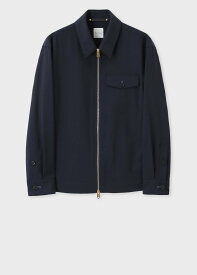 Paul Smith "Jersey look" ジップアップブルゾン ポール・スミス ジャケット・アウター その他のジャケット・アウター ネイビー グレー【送料無料】