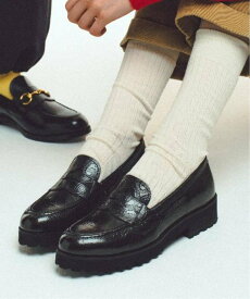 JOINT WORKS ≪追加予約≫KENFORD/ケンフォード TANK SOLE EMBOSSED LOAFERS ジョイントワークス シューズ・靴 ローファー ブラック【送料無料】