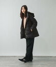 ウツクシルエット撥水ダウンジャケット/668356