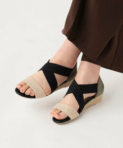 BEAMS HEART WOMEN �N���X�x���g �W���[�g �T���_�� �r�[���X �n�[�g �V���[�Y�E�C �T���_�� �O���[�� �x�[�W���y���������z