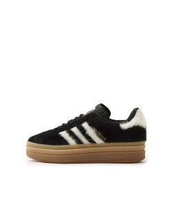 adidas adidas GAZELLE BOLD W CBLACK/CREWHT/GOLDMT �A�g���X �V���[�Y�E�C �X�j�[�J�[ �u���b�N�y���������z