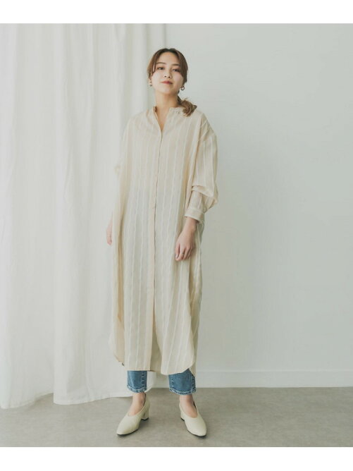 Kbf Kbf ストライプシャツワンピース Rakuten Fashion 楽天ファッション 旧楽天ブランドアベニュー Cn2403