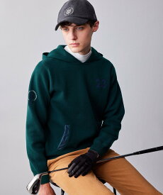 【SALE／40%OFF】23区GOLF 【MEN】ダブルフェイスフーディー ニジュウサンクゴルフ トップス ニット グリーン グレー【送料無料】