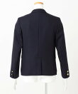 【140-170cm】ウールサージ ブレザー
