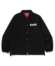 A BATHING APE COLLEGE COACH JACKET ア ベイシング エイプ ジャケット・アウター ブルゾン・ジャンパー パープル ブラック レッド【送料無料】