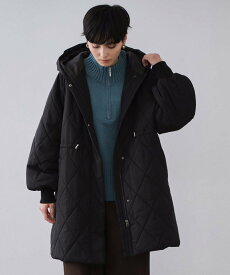 【SALE／30%OFF】OPAQUE.CLIP 撥水キルティングロングコート【洗える】 オペークドットクリップ ジャケット・アウター その他のジャケット・アウター ブラック【送料無料】