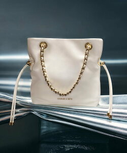 CHARLES & KEITH Arya �A���A �u���C�h�X�g���b�v �_�u���n���h���N���X�{�f�B�o�b�O �`���[���Y�A���h�L�[�X �o�b�O �V�����_�[�o�b�O �u���b�N�y���������z