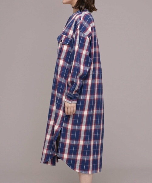 Nano Universe 別注チェックシャツワンピース Rakuten Fashion 楽天ファッション 旧楽天ブランドアベニュー T