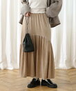 ベロアティアードスカート