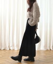 ベロアティアードスカート