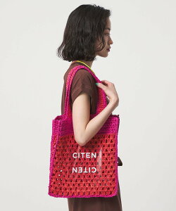 �ySALE�^30%OFF�zCITEN ��CITEN���y�[�p�[�R�[�h�o�C�J���[�g�[�g �V�e�� �o�b�O �g�[�g�o�b�O �I�����W �x�[�W�� �l�C�r�[