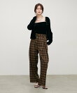 ベロアカップ付きキャミ