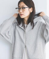 GLOBAL WORK ダンボールZIPパーカー/1054524 グローバルワーク トップス パーカー・フーディー グレー ブ…