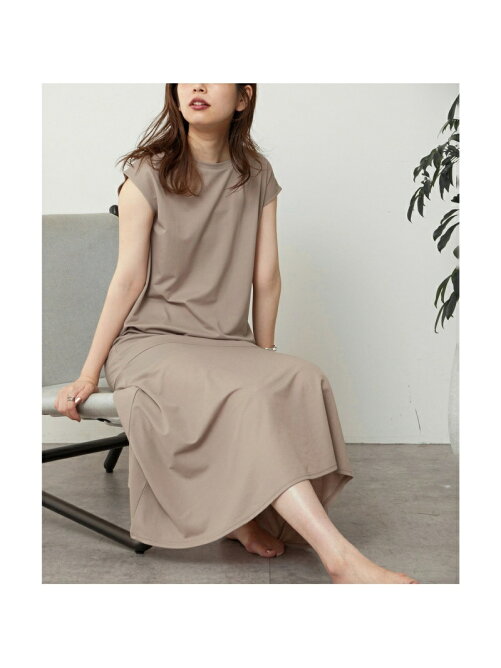 Natural Couture 涼しげジャージー裾フレアワンピース Rakuten Fashion 楽天ファッション 旧楽天ブランドアベニュー Dm9405