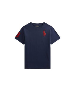 POLO RALPH LAUREN (�{�[�C�Y 8��~20��)Big Pony �R�b�g�� �W���[�W�[ T�V���c �����t���[���� �g�b�v�X �J�b�g�\�[�ET�V���c �l�C�r�[�y���������z