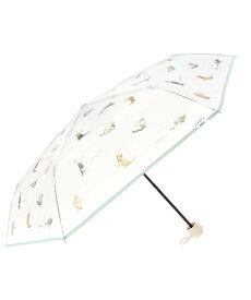 Wpc. Wpc./(U)masayuki oki×Wpc PLASTIC UMBRENAN MINI ゴースローキャラバン ファッション雑貨 折りたたみ傘 グリーン ベージュ