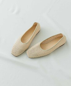 【SALE／15%OFF】RODE SKO 『MADE IN JAPAN』スクエアメッシュフラットシューズ ロデスコ シューズ・靴 その他のシューズ・靴 ベージュ ブラック ホワイト【送料無料】