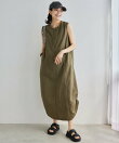 サイドシャーリングワンピース<撥水>