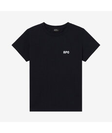 A.P.C. Tシャツ 406 F アー・ぺー・セー トップス カットソー・Tシャツ ネイビー ホワイト【送料無料】