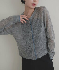 �ySALE�^30%OFF�zLIAN �V�A�[�o�C�J���[�J�[�f�B�K�� ���A�� �g�b�v�X �J�[�f�B�K�� �O���[ �u���E�� �z���C�g