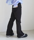【KIDS/キッズ】360°ウルトラストレッチ レースセミフレアパンツ