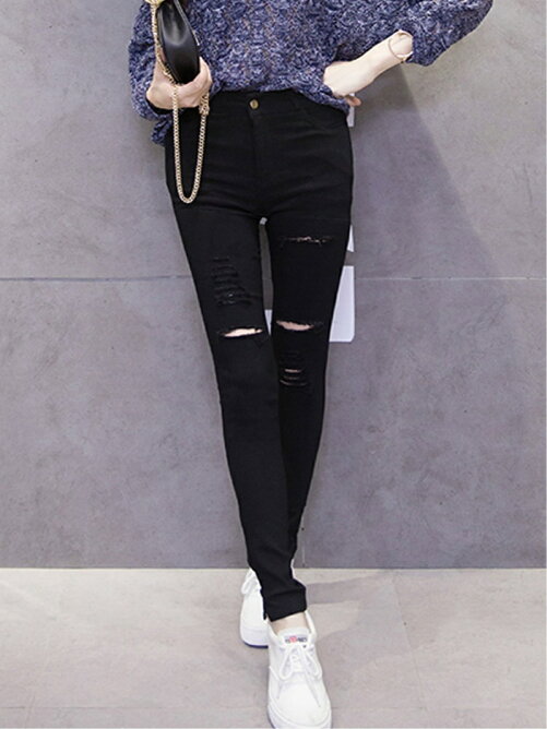 Diamondhearts ダメージスキニーパンツ 外側スリット レギパン Rakuten Fashion 楽天ファッション 旧楽天 ブランドアベニュー At3406