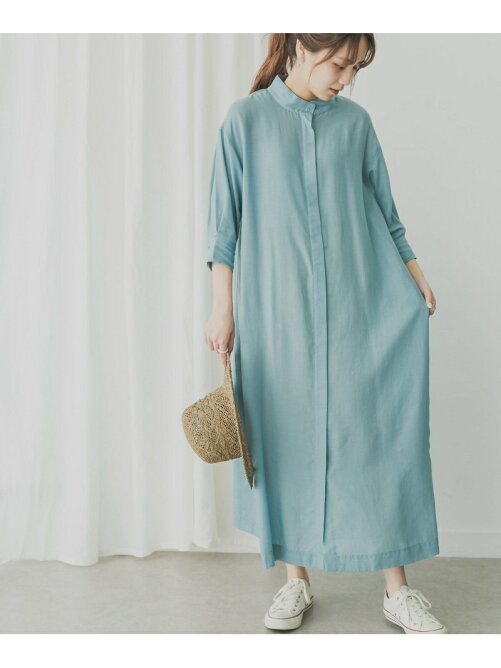 Kbf Web限定 Kbf スタンドカラーシャツワンピース Rakuten Fashion 楽天ファッション 旧楽天ブランドアベニュー Cw8406